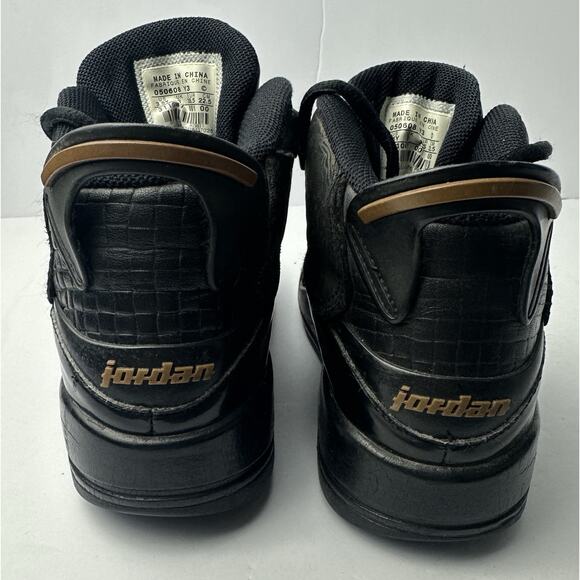 2005 Air Jordan DUB-ZERO, BLACK TAUPE BROWN LASER 311047-001 3.5Y - Picture 3 of 7